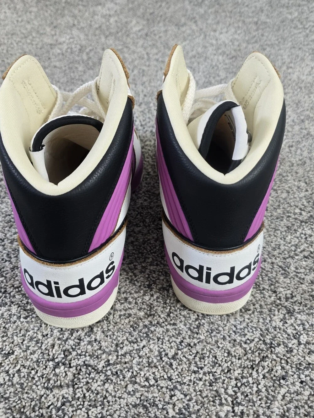 Adidas Epi Pro High White Semi Pulse Lilac Black  Mens Size 7.5  Retro